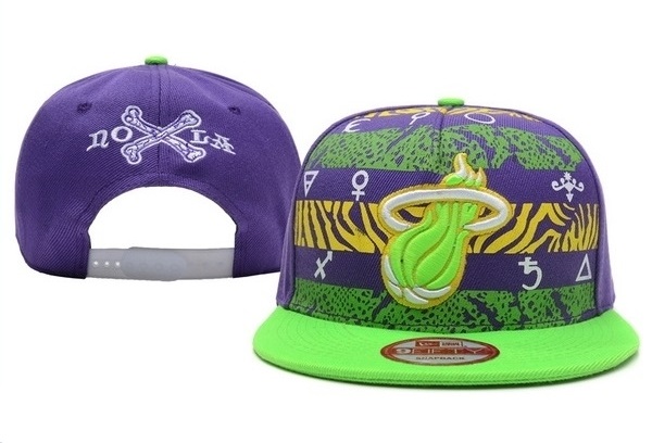 NBA Miami Heat NE Snapback Hat #201